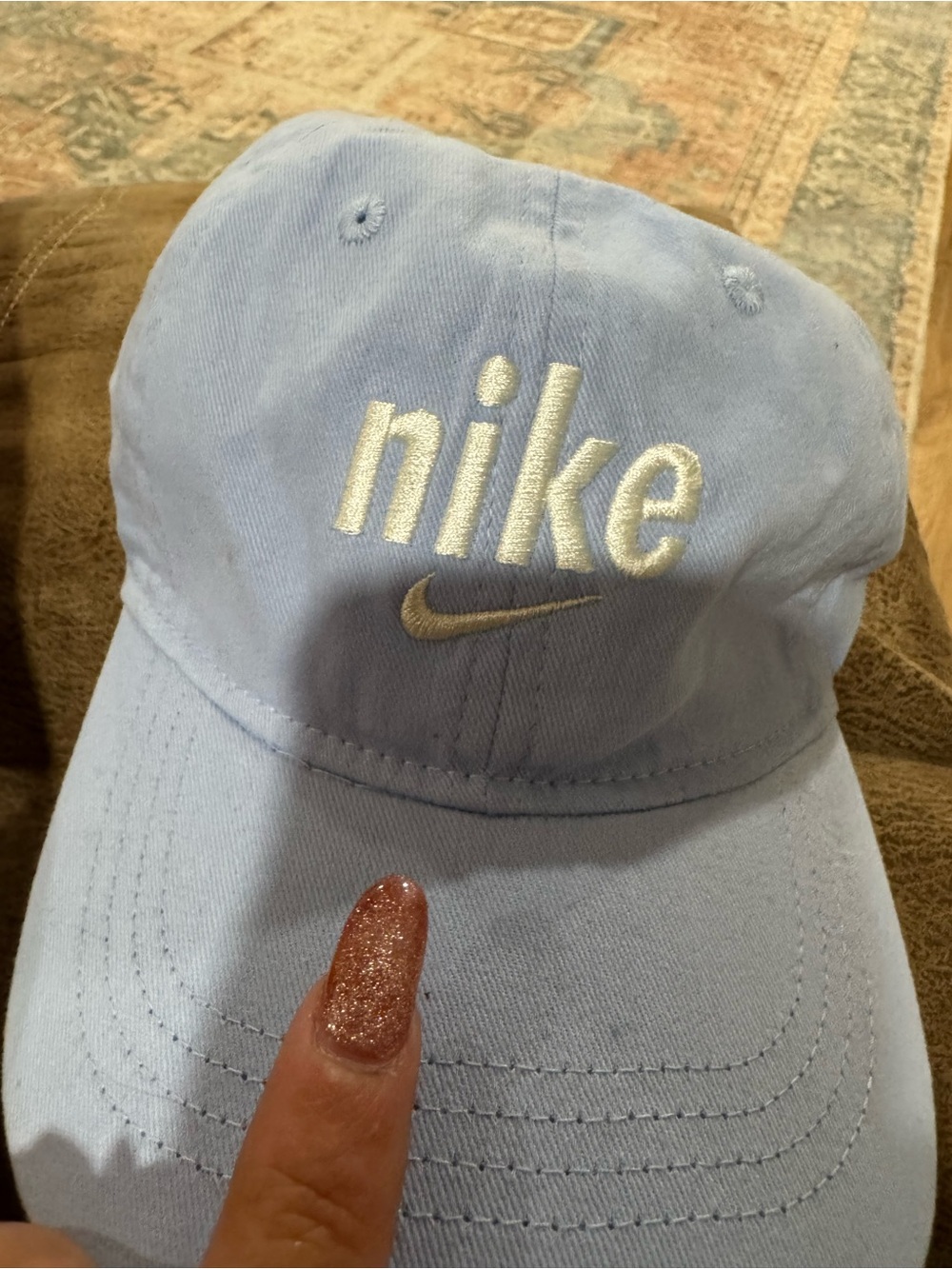 Nike Light Blue Adjustable Baseball Cap
